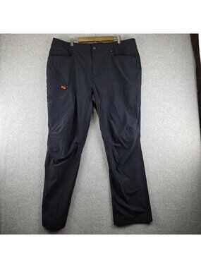 BRUNT Costello Pants Mens 42x34 Black Cargo Ripstop Work Tactical Stretch